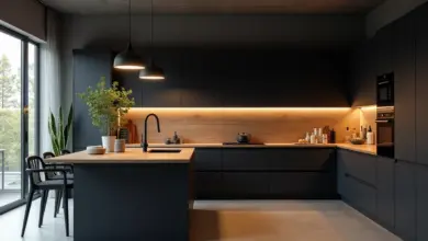 černá kuchyně trendy a inspirace – Moderní černá kuchyně: trendy, inspirace a praktické tipy