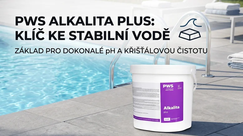 Produkt pro úpravu alkality vody v bazénu