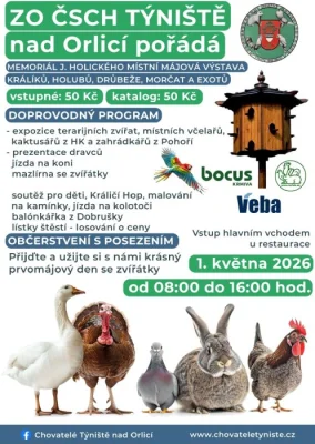 Plakát výstavy okrasného ptactva v Čechách