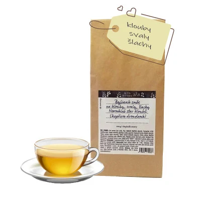 Herbal tea for joint regeneration, in bag and cup