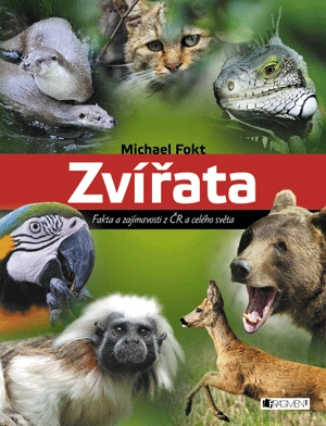 Kniha o zvířatech s fotografiemi různých druhů