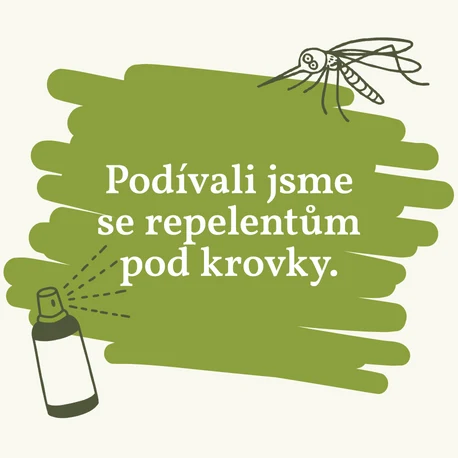 Spray na odpudivání komárů pod krovky