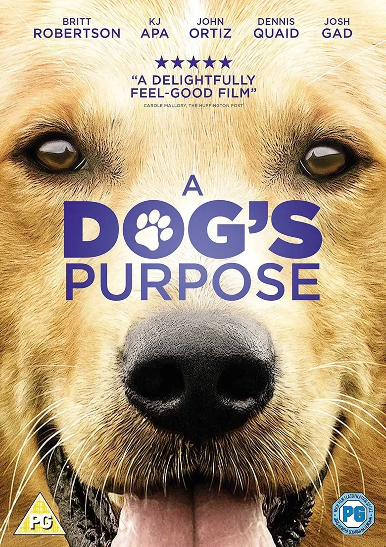 Plakát filmu A Dog's Purpose s psem