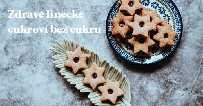 Zdravé cukroví bez cukru na talířích