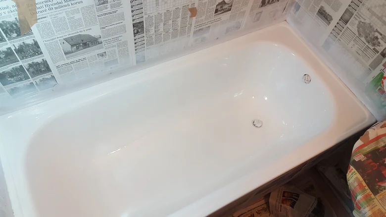 Vana připravená na nástřik nové vrstvy