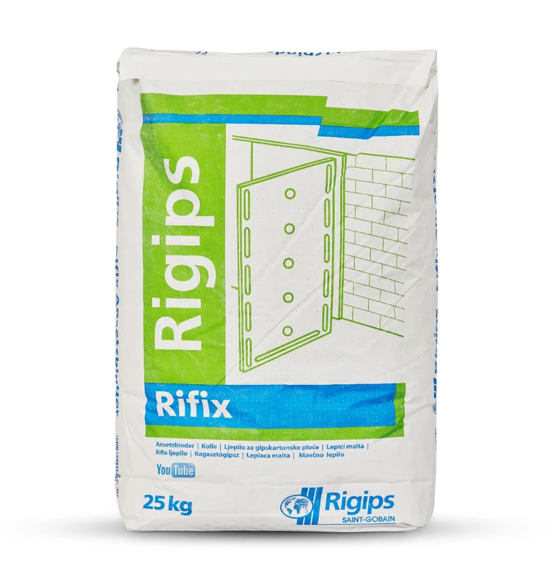 Sádrokartonová lepidla Rigips Rifix na zeď