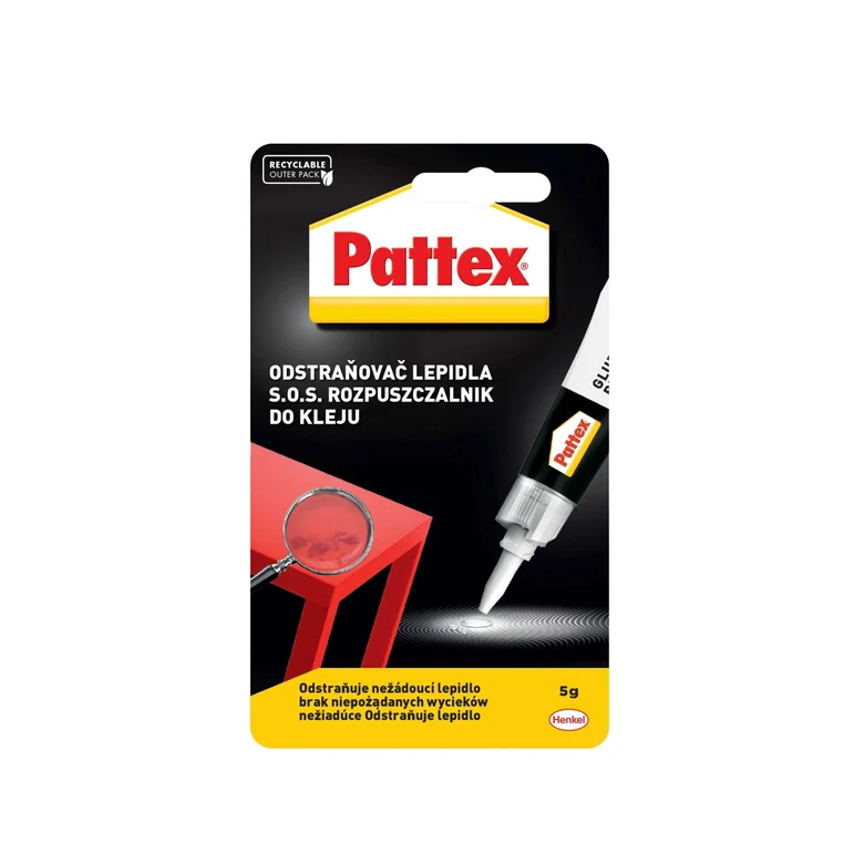 Pattex odstraňovač lepidla, 5 g, pro odstranění lepidla