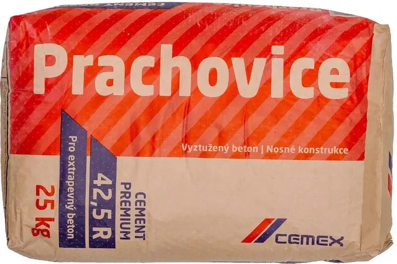 Sáček cementu Prachovice, třída pevnosti 42,5 R
