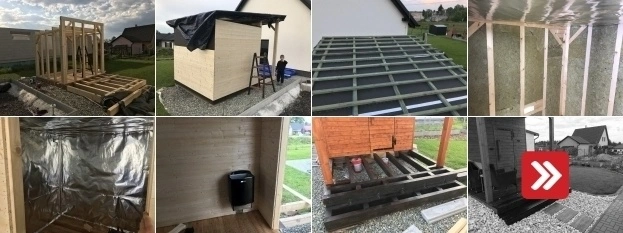 Postavení sauny vlastními rukama – kroky výstavby