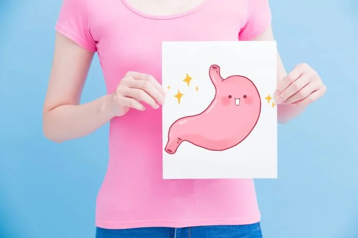 Žaludek na kartě, symbol plného žaludku