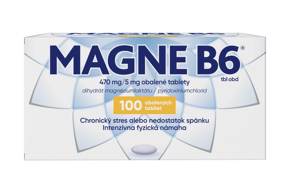 Tablety MAGNE B6 proti psychické únavě