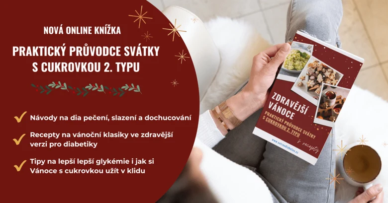 Kniha s diabetickými recepty na Vánoce