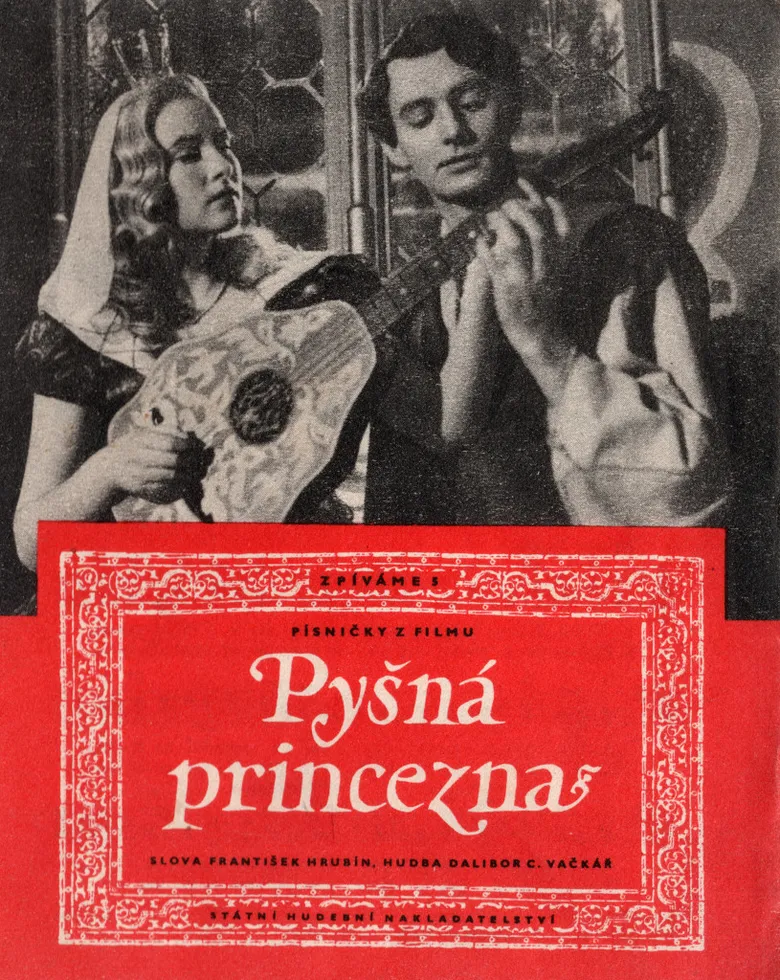 Obálka písní z filmu Pyšná princezna
